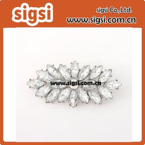 100pcs 3inch Bridal Sash Brooch Shape Wedding Brooches Jewelry Crafts Bridal Broaches