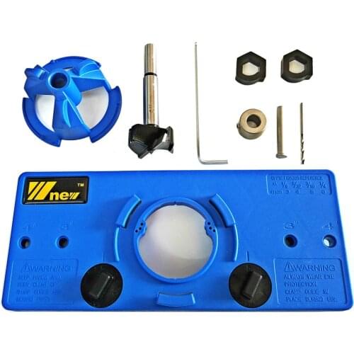 35mm Cup Style Hinge Jig Drill Guide Woodworking Hole Locator Jig Drill Woodworking Tools