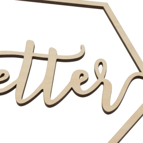 Wooden Better Together Signs Wedding Hanging Signs For Wedding Chairs Decor