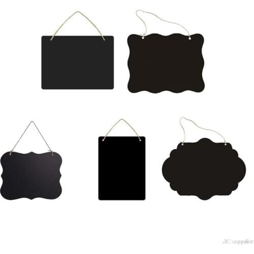 Rustic Chalkboard Hanging Signs Double Sided for Standard Chalk Message Board for Business Stores, Bars, Barber Shops wholesales