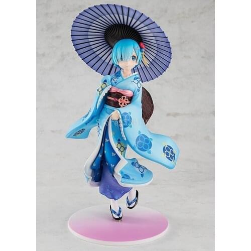 Anime Figure Re:ZERO -Starting Life in Another World Rem And Ram Ukiyo-e Ver. PVC Action Figure Toys Collection Model Doll Gift