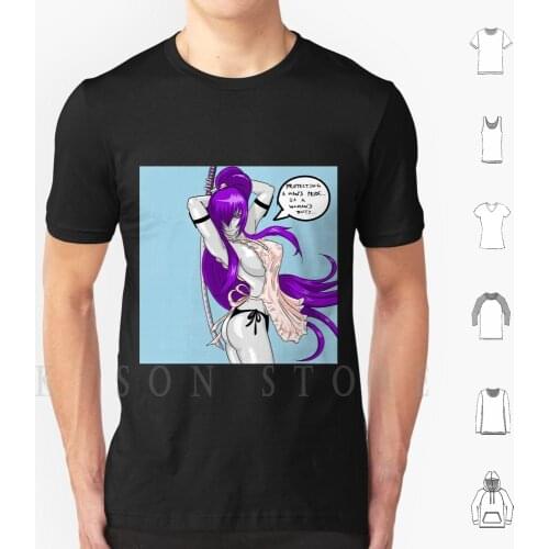 Real Girl Has No Fear And Bra T Shirt Print For Men Cotton New Cool Tee Anime Anime Girl Katana Tits Ass Lewd Hot Sexy Apron