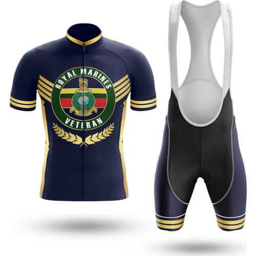 2021 Royal Marines Veteran Summer Cycling Jersey Set Maillot Ropa Ciclismo Cycling Bicycle Clothing MTB Cycling Set Sports Team