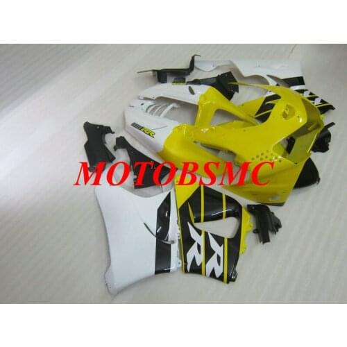 Motorcycle Fairing kit for CBR900RR 98 99 CBR 900RR CBR 900 RR 919 1998 1999 ABS Yellow white Fairings set+Gifts HR32