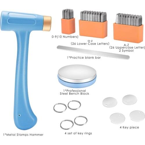 Steel Die Metal Stamping Kit Punch Tool Number Letter Alphabet Stamps Tools DIY Jewelry Gold Silver Metal Leather LOGO Stamp