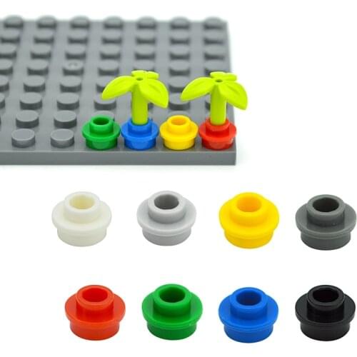 MOC Assembles Particles 85861 28626 Plate Round 1x1 With Open Stud For Blocks Parts Compatible Classic Brand Kids DIY Tech Toys
