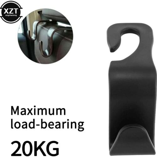 Car Seat Hook 20kg Bearing Rear Seat Hook Headrest Hanger Storage Hooks For Grocery Bag Automotive Products Supplies