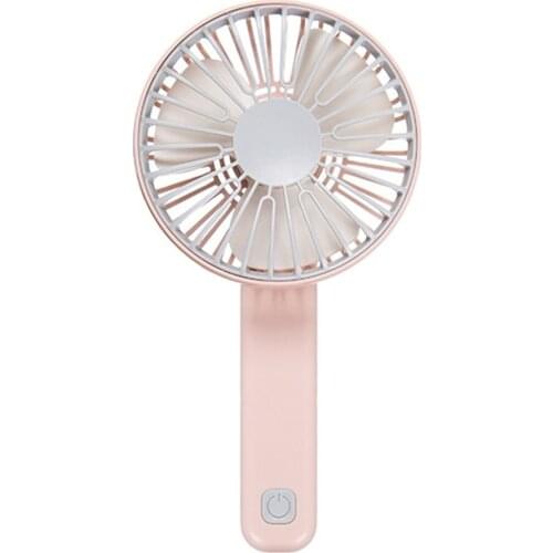 Summer Mini Round Fan Electric Handheld Fan Nordic Outdoor Carryable Cooler Walking Cooler Silent Summer Small Fan