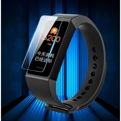 Tempered Glass Clear Protective Film Guard For Xiaomi Redmi Band 4C Smartband Smart Wristband Bracelet Screen Protector Cover