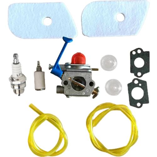 QHALEN Carburetor Carb Assembly Spark Plug Air Filter Kit for 128C 128L 128LD 128R 128RJ 128CD Chainsaw