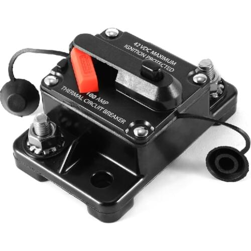 100A Self-Recovery Fuse Holder Over-current Over-voltage Protection Circuit Breakers Overcharge Automatic Switch Car Accessories