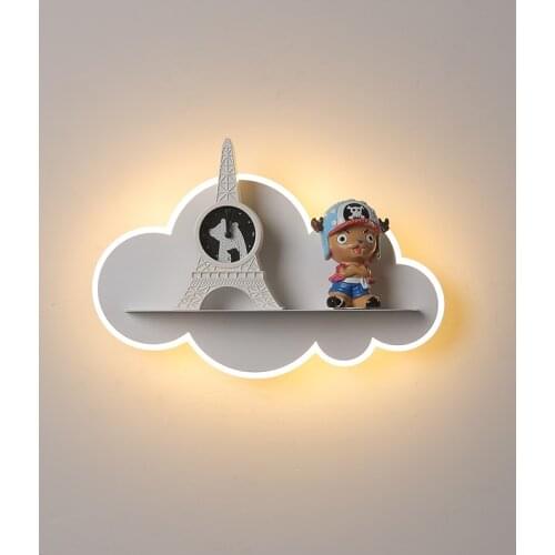 Modern Creative Cloud LED Wall lamp Indoor Home Deco Wall Light For Childrens Room Bedside Bedroom Baby room Sconce AC85-265V