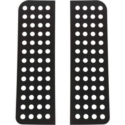 Car Rear Door Triple-cornered Glass Panel Trim Cover Decorative Stickers External Accessory for Jeep Wrangler JK