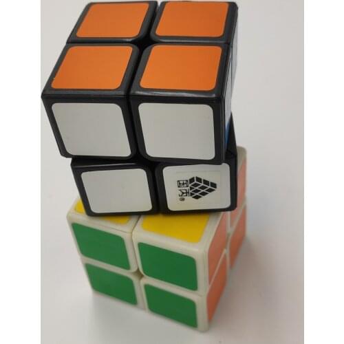 WitEden WitTwo 2x2 Cube V2 I II Black/stickerless/white Cube Cubo Magico Educational Toy for kids Drop Shipping