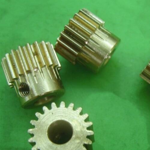 0.5M 20T 4MM Copper Cylindrical Spur Gear DIY Motor