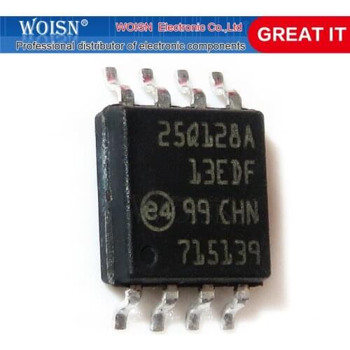 1pcs/lot 25Q128A13E40 N25Q128A 25Q128A SOP-8 In Stock