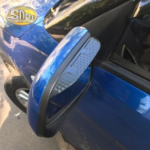 2PCS Car Rearview Mirror Eyebrow Cover Rain-proof Snow Protection Decoration Accessories For Hyundai Creta IX25 2014 - 2018 2019