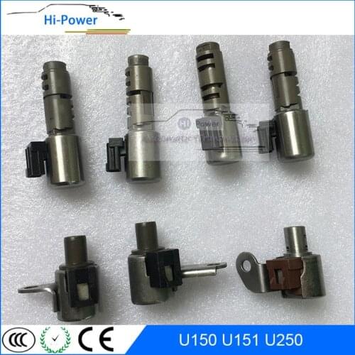 7PCS U151F Transmission Solenoid Valve for Toyota U150 U151 U250 U151E U151F U250E