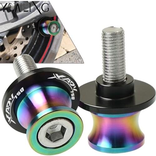 8mm Swingarm Stand Screws CNC Motorcycle Swing Arm Spools Sliders For HONDA xadv 750 XADV750 XADV-750 2017 2018 xadv Accessories
