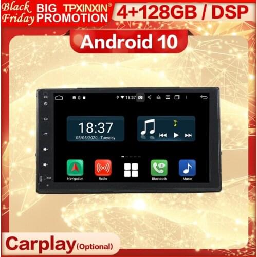Carplay 2 Din Android Stereo Receiver For Toyota Corolla Innova Crysta 2017 2018 2019 GPS IPS Radio Audio Video Player Head Unit