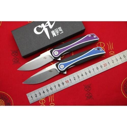 CH CH3511 Flipper folding knife D2 Blade ball bearings G10 + steel handle camping hunting pocket fruit Knives EDC tools