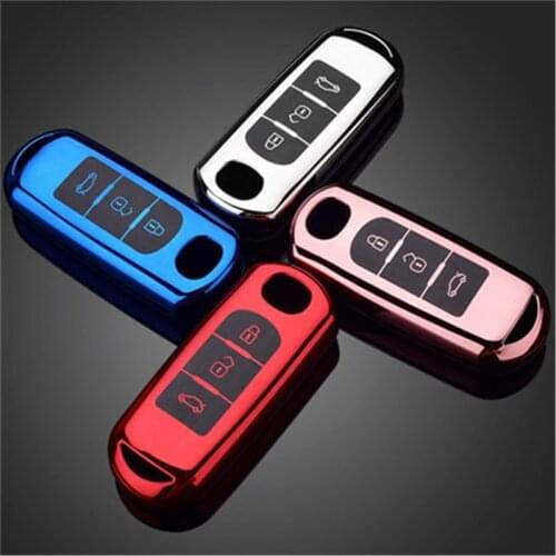 Car Remote Key Case Cover For Mazda 2 3 6 Atenza Axela Demio CX-5 CX5 CX-3 CX7 CX-9 2015 2016 2017 2018 2019 Accessories