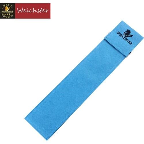 Weichster Soft Billiard Pool Snooker Cue Case Bag Soft Blue Bag