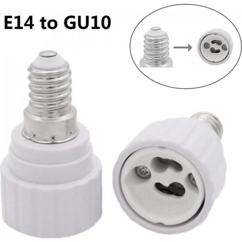 E14 To GU10 Lamp Holder Converters Lamp Base Converters LED Light Bulb Adapter Converter Holder