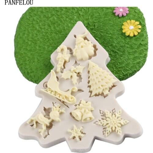 DIY Easter tree Cakes Molds Silicone Mold Fondant Cake Chocolate Soap Candy Biscuit Sugar Mold Baking Kitchen Accessories