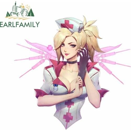 EARLFAMILY 13cm x 13cm for League of Legends Halloween Pinup Car Stickers Sexy Bumper Window Decals Motorcycle Car Assessoires