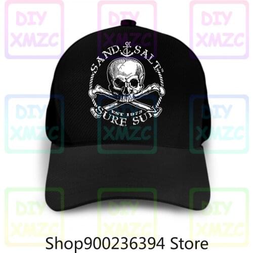 Hats Sand Salt Baseball Cap Surf Sun Skull Cotton Crew