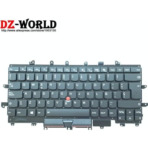 ES Latin Spanish Backlit Keyboard for Lenovo Thinkpad X1 Carbon 4th Gen 4 MT: 20FB 20FC Backlight Teclado SN20K74756 00PA708