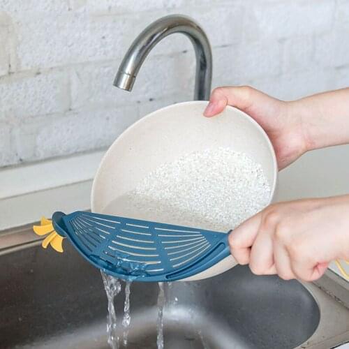 Multifunction Cleaning Rice Beans Washing Sieve Rice Strainers Rice Washing and Beating Egg Beating Debris Filter