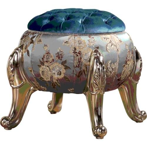 N3Classical shoes benches, makeup, solid wood stools, European pumpkin stools