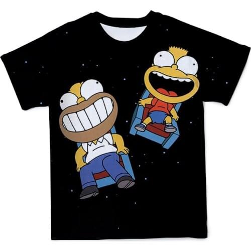 2021 Summer new anime funny figure oversized t-shirt for men novelty cute street sleeve graphic kid t-shirt boy anime top