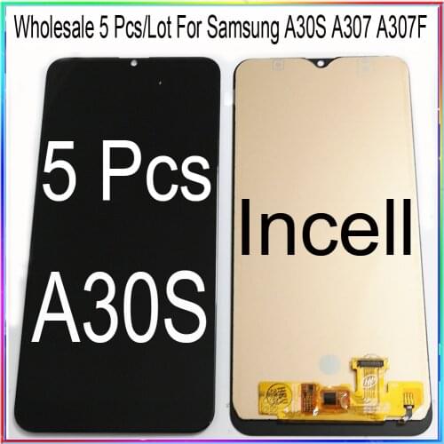Wholesale 5 pieces / lot for Samsung A30S LCD screen display A307 A307F with touch assembly