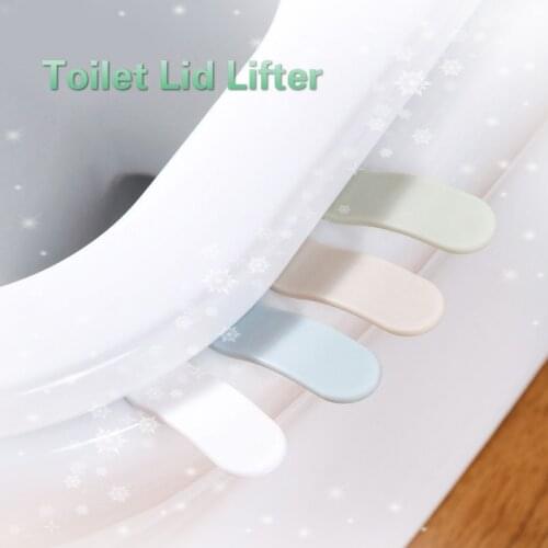 Minimalist Toilet Lid Lifter Ring Rod Handle To Avoid Contact With Anti-dirty Hand Toilet Seat Cover Home DIY Bathroom Gadgets