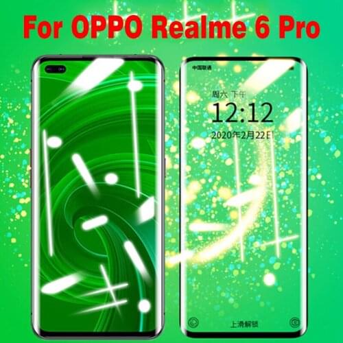 Full Glue Full Cover Tempered Glass For OPPO Realme 6 Pro Screen Protector protective film For OPPO Realme 6 Pro