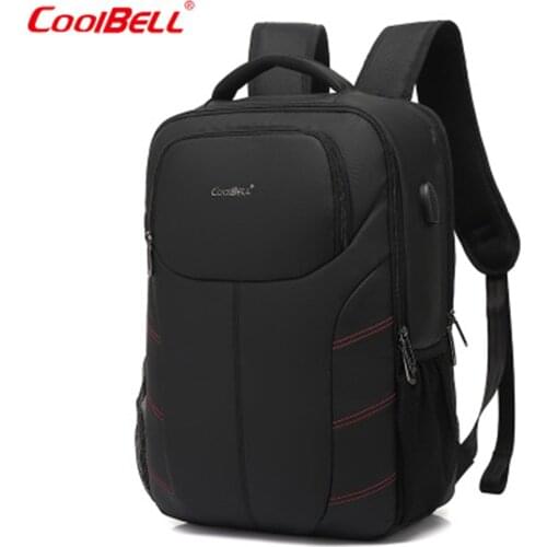 COOLBELL Backpack 15.6 Inch Laptop Backpack Nylon Waterproof Student Backpack Fashion Travel Business Anti-theft Card Backpack