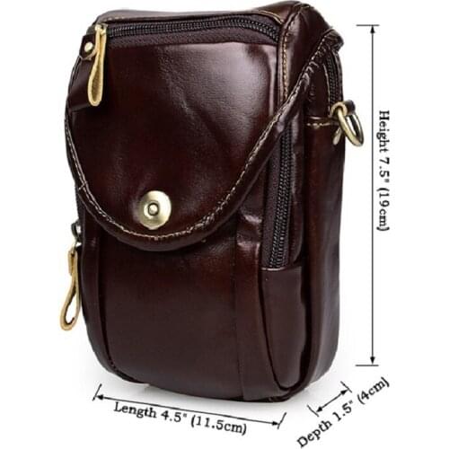 High Quality Mens Shoulder Bag For Men Genuine Leather Handbag Small Male Casual Messenger Small Phone Crossbody Bags