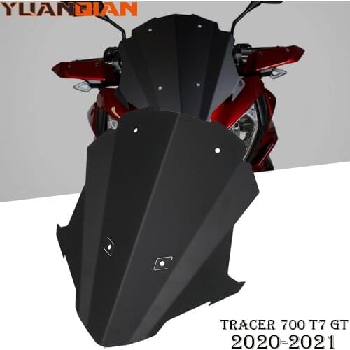 For YAMAHA TRACER 700 TRACER 7 GT 2020 2021 Motorcycle Windscreen Front Windshield Spoiler Air Deflector Reduce Speed Airflow