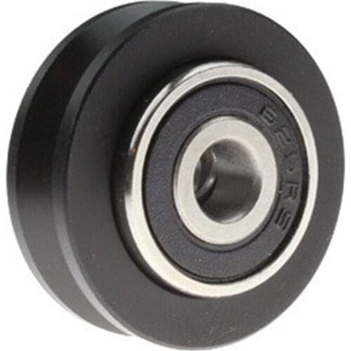 10pcs Dual Bearing V-Wheel Kit double bearing Delrin V wheel 5mm bore Reprap 3D printer CNC part