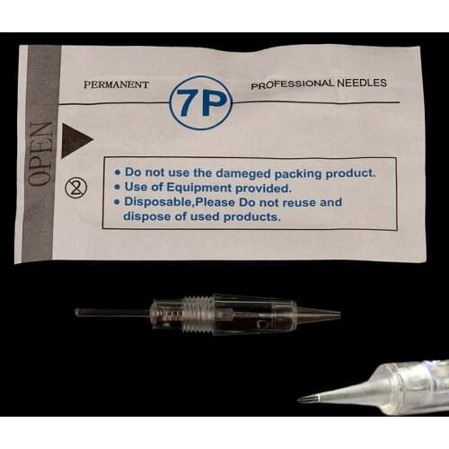 10Pcs/Set Disposable Screw Tattoo Needles Cartridge D1,P1,P2,P3,P5,P7,FP3,FP5,FP7 Permanent Makeup Machine Accessories Wholesale