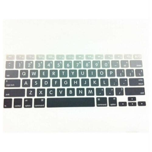 15 X Big Letter Gradient Rainbow Keyboard Cover Protector Skin Protective Film For All Apple Macbook Mac Air Pro Retina 13 15 17