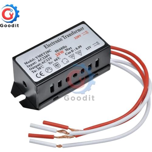 20W AC 220V to 12V Step Down Voltage Converter Power LED Light Transformer Regulator LED Driver Smart Home Ceiling Cabinet