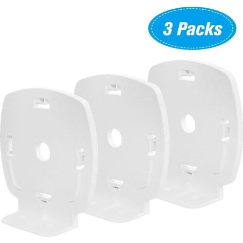 White WiFi Router Protective Holder Wall Mount Bracket Holder Stand for Linksys Velop Dual-Band Bracket Stand