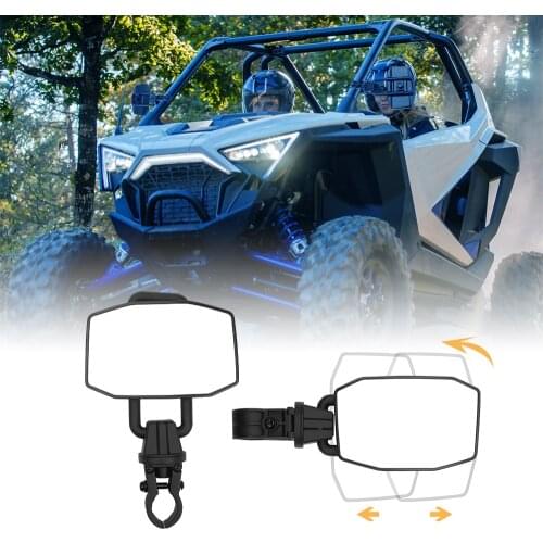 1.75 1.85 1.875 2" UTV Side View Mirrors for Can-Am Maverick X3 Commander for Polaris RZR Ranger for Yamaha for John Deere XUV