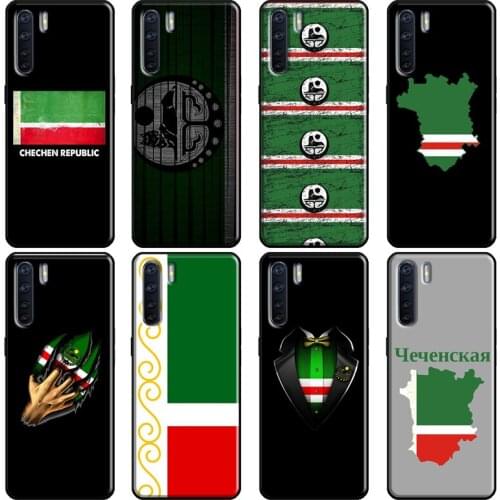 Chechen Flag Chechnya Soft For OPPO F5 F7 A52 A72 A1K A5S A15 A83 A91 A31 A53 A9 A5 2020 Reno 4 Pro 2Z Cover