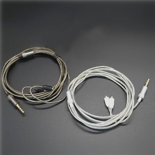 DIY pluggable headphone cable MMCX/SE215/315/535/846/UE900 shielded cable
