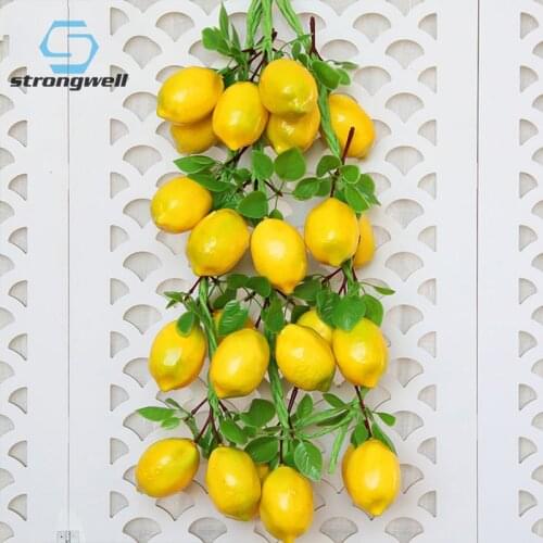Strongwell Simulation Fruit Vegetable Skewers Home Wall Hanging Decorative Fake Vegetables Restaurant Diy Wall Decorations